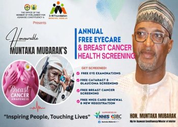 Muntaka's annual free health screening begins today in Asawase 49 Muntaka’s annual free health screening begins today in Asawase