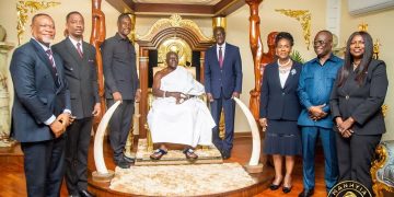 Gambia’s Chief Justice pays courtesy call on Asantehene
