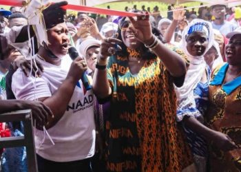Naada Jinapor, wife of Damongo MP, opens skills training centre at Yipala