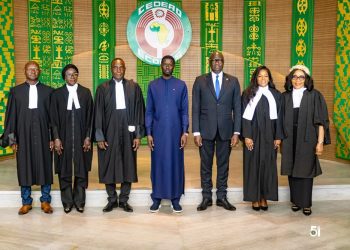 ECOWAS Court gets five new judges as President Faye urges judicial integrity