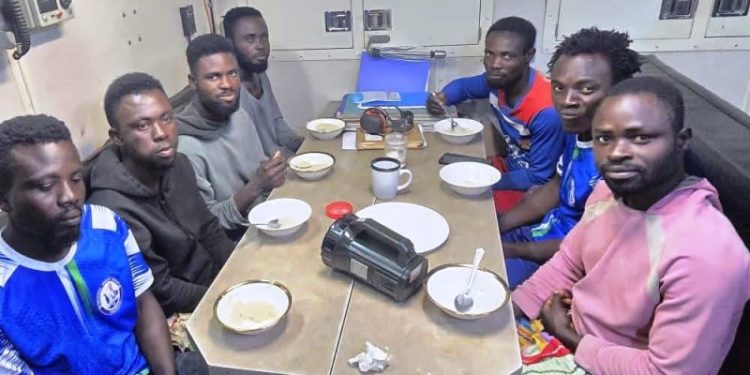Seven missing Ghanaian fishermen rescued after 12 days adrift at sea