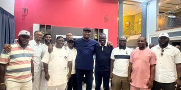 NPP Regional Youth Organizers pay courtesy call on Nana Ayew Afriye